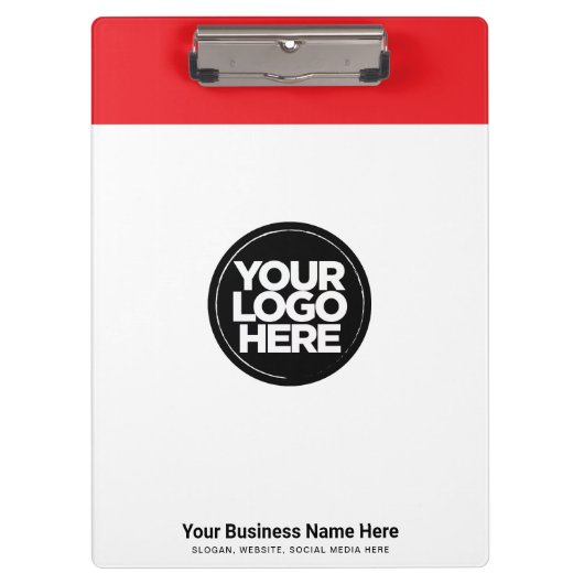 Red Your Business Logo, slogan, website クリップボード (正面)