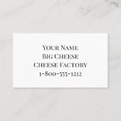 Red Zinnia with Rusty Objects Business Card 名刺 (裏面)