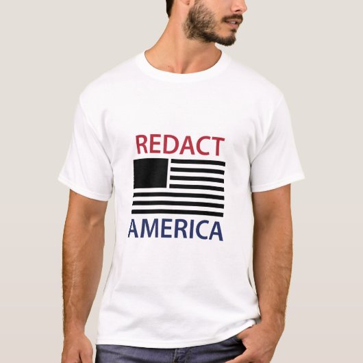 REDACT AMERICA Tシャツ (正面)