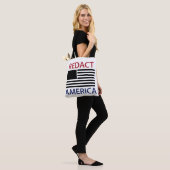 REDACT AMERICA Tシャツ トートバッグ (モデル)