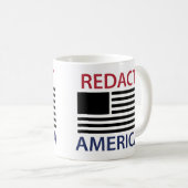 REDACT AMERICA T-Shirt コーヒーマグカップ (正面右)