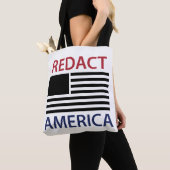 REDACT AMERICA T-Shirt トートバッグ (クローズアップ)