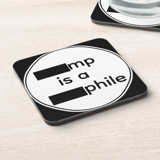 Redacted Beverage Coaster コースター (左側)