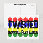 Redacted Files Edition Twisted Government Series シーズンポストカード (正面/裏面)