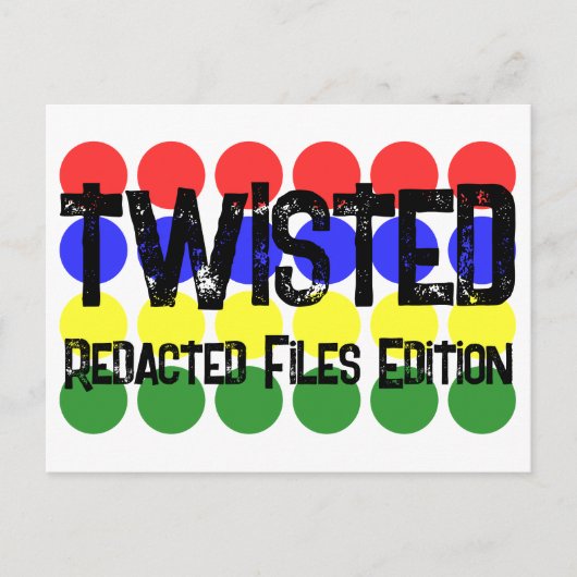 Redacted Files Edition Twisted Government Series シーズンポストカード (正面)