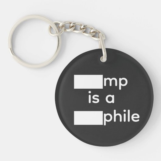 Redacted Keychain キーホルダー (正面)