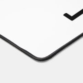 [ REDACTED ] Large Minimalist Typographic Desk Mat デスクマット (コーナー)