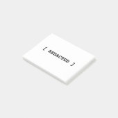 [ REDACTED ] Minimalist Professional Post-it Notes ポストイット (アングル)