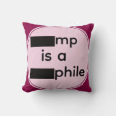 Redacted Throw Pillow クッション (正面)