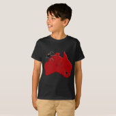 Redbackのくもオーストラリア Tシャツ (正面フル)
