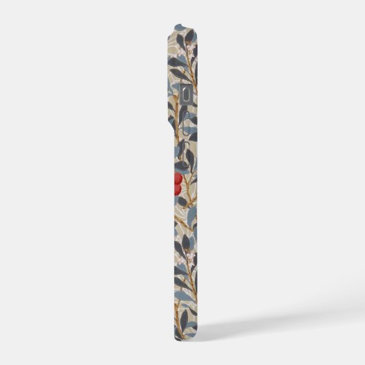 Redberry Tree, William Morris iPhoneケース (左側面)