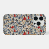 Redberry Tree, William Morris iPhoneケース (裏面横)