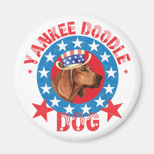 Redboneの愛国心が強いCoonhound マグネット
