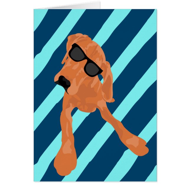 Redboneの空白のでクールなCoonhound (正面)