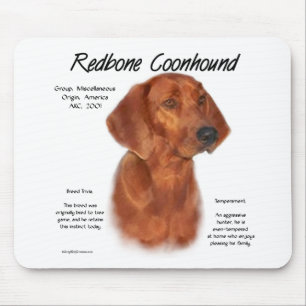 RedboneのCoonhoundの歴史のデザイン マウスパッド