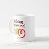 RedboneのCoonhound犬の品種お母さんのギフト コーヒーマグカップ (正面左)