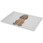 RedboneのCoonhound犬の漫画 カッティングボード (角)