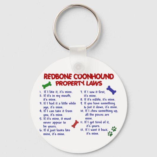 REDBONE CONHOUNDプロパティの法則2 キーホルダー (正面)