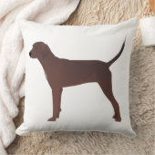 Redbone Conhound基本的な品種のカスタマイズ可能なデザイン クッション (ブランケット)