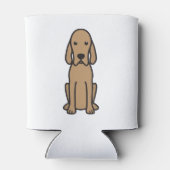 Redbone Conhound Dog Cartoon 缶クーラー (裏面)