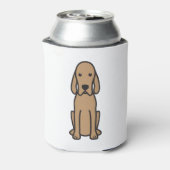Redbone Conhound Dog Cartoon 缶クーラー (缶裏面)