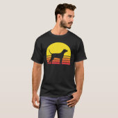 Redbone Coonhound Dog Silhouette Tシャツ (正面フル)