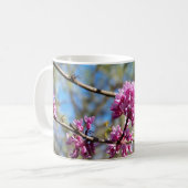 Redbudの木は咲いています コーヒーマグカップ (正面左)