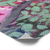 Redbud On A Matt Green Sky / Artist Larry Lerew ポスター (角)