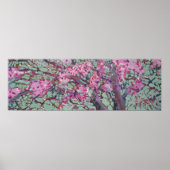 Redbud On A Matt Green Sky / Artist Larry Lerew ポスター (正面)