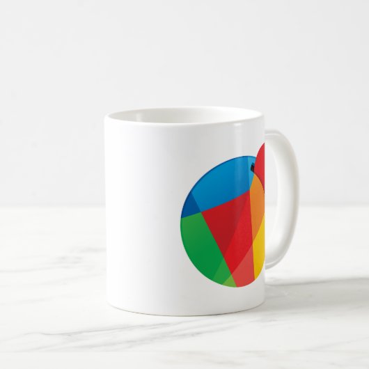 Reddcoin コーヒーマグカップ (正面右)