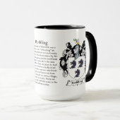 Redding家族の紋章付き外衣 マグカップ (正面右)