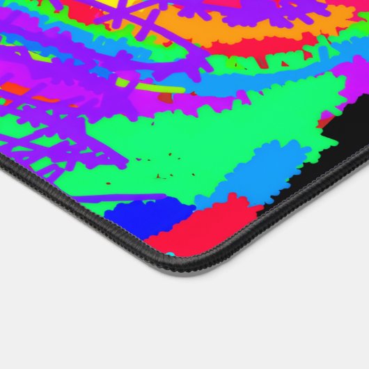 Reddish-Orange Fox Warrior Princess デスクマット (コーナー)