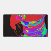 Reddish-Orange Fox Warrior Princess デスクマット (正面)