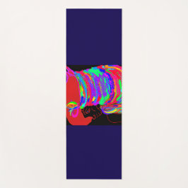 Reddish-Orange Fox Warrior Princess Two-Toned  ヨガマット