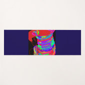 Reddish-Orange Fox Warrior Princess Two-Toned  ヨガマット (正面(横))