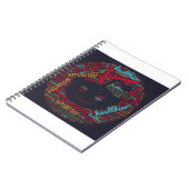 Redditソーシャルアイコン用サブリミナルワードアート ノートブック (左側)