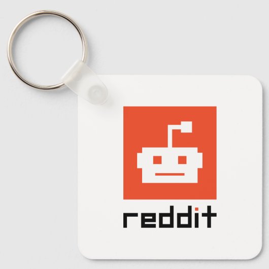 Reddit ロゴ キーホルダー (正面)