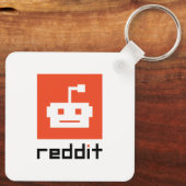 Reddit ロゴ キーホルダー (裏面)