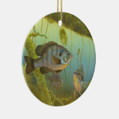 RedearのSunfishのLepomis MicrolophusテモテKnepp セラミックオーナメント (右)