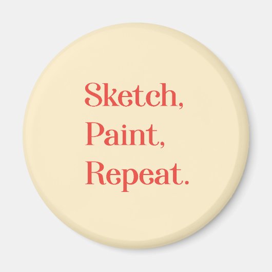 Redefine Creativity by Embracing the Art マグネット (正面)