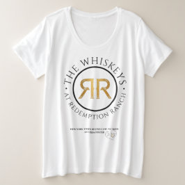 Redemption Ranch WhiskeysロゴTシャツ（最大4x） プラスサイズTシャツ