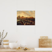 Redentore行列(キャンバス上の油) ポスター (キッチン)