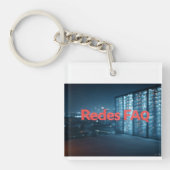 Redes FAQ キーホルダー (正面)