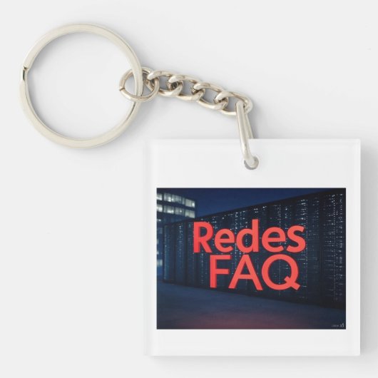 Redes FAQ キーホルダー (正面)