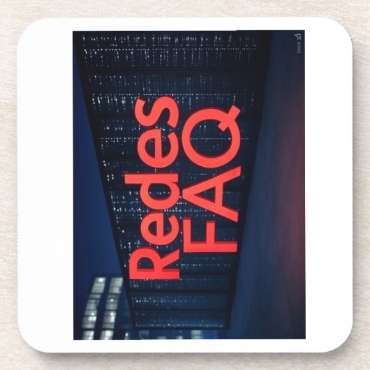 Redes FAQ コースター (正面)