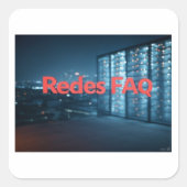 Redes FAQ スクエアシール (正面)