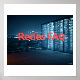 Redes FAQ ポスター