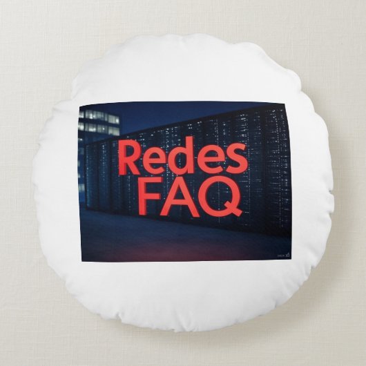Redes FAQ ラウンドクッション (正面)