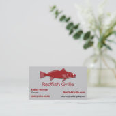 Redfishのグリルの名刺 名刺 (スタンド正面)