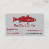 Redfishのグリルの名刺 名刺 (正面)